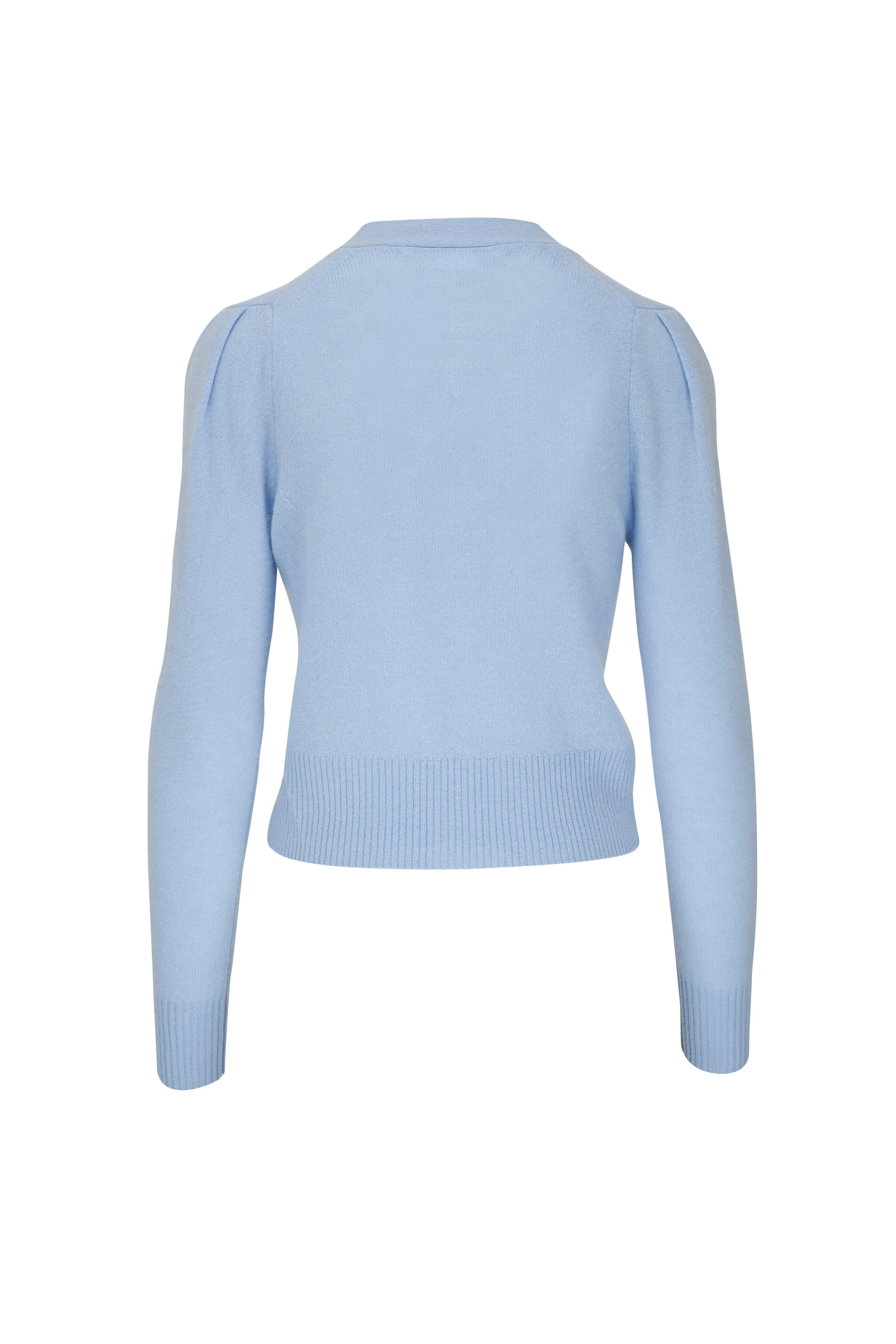 Veronica Beard - Solene Light Blue Cashmere Cardigan