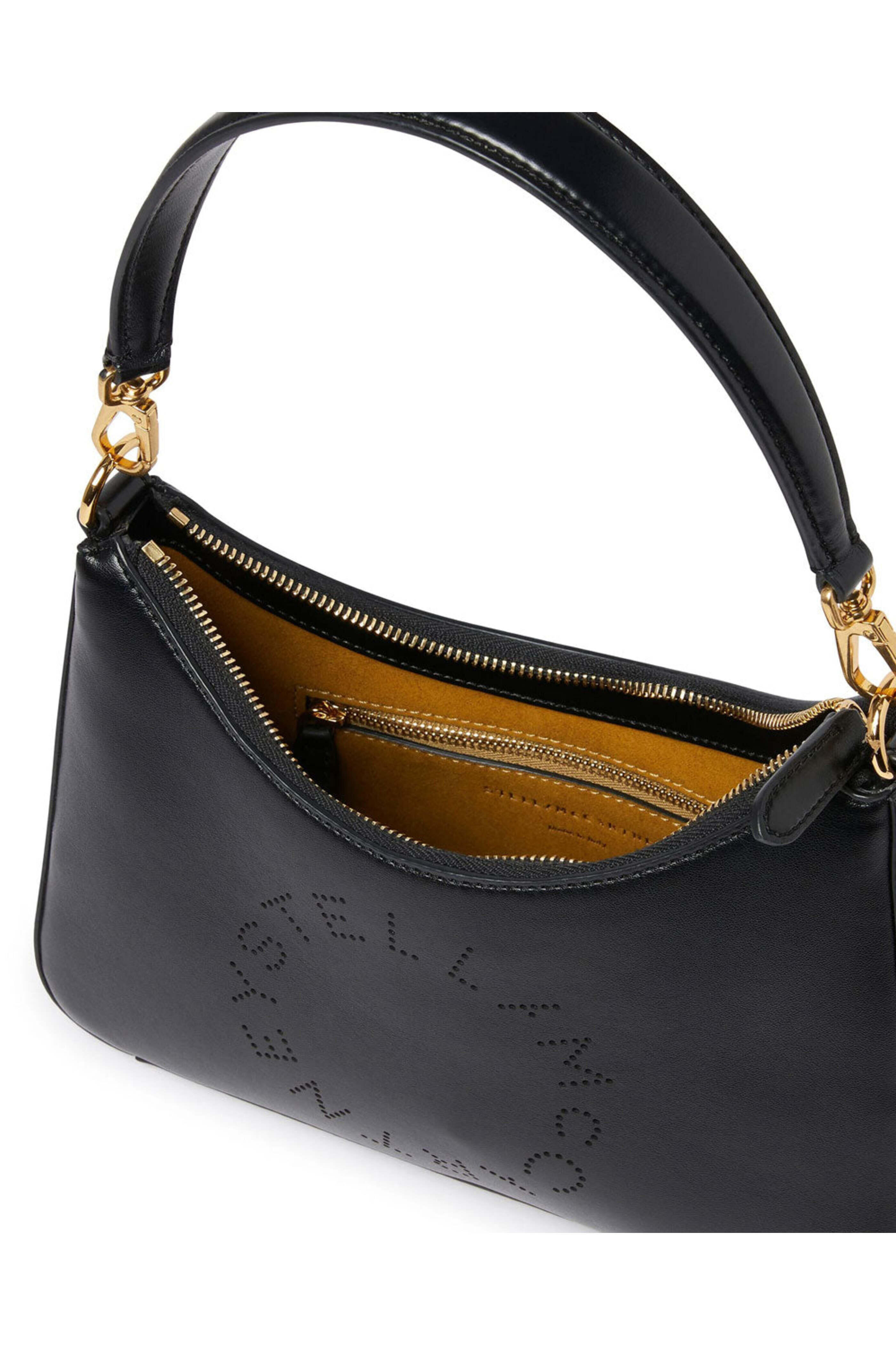 Stella McCartney - Small Logo Shoulder Bag in Black