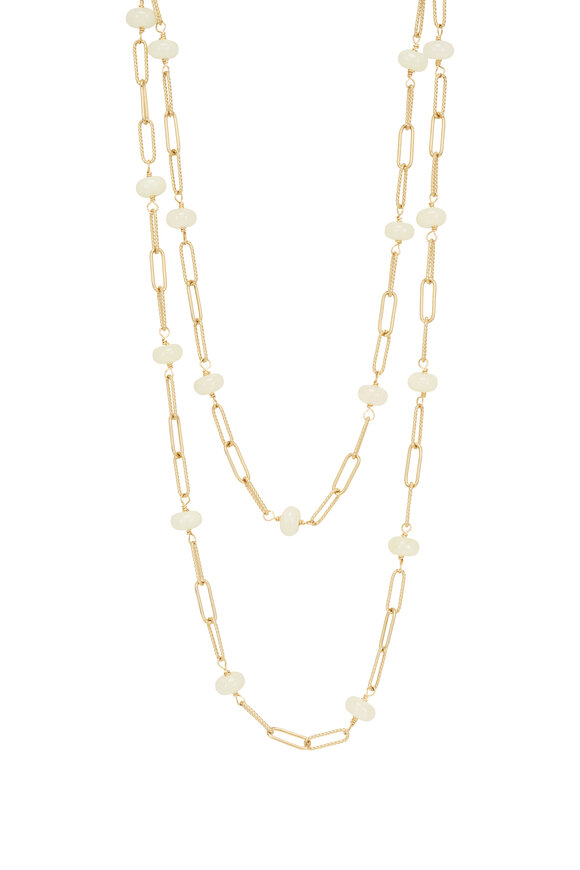 Cristina V. Jade Chain Link Necklace - view 1
