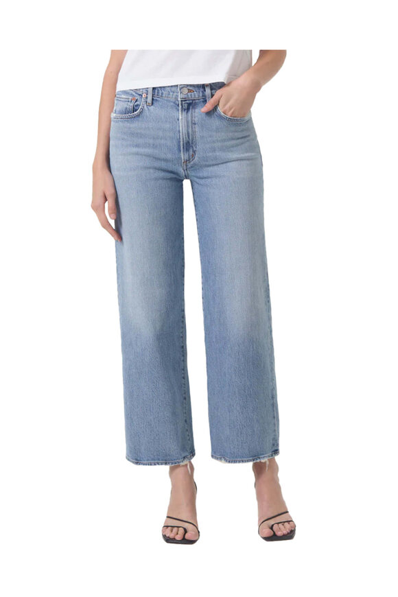 パンツ AGOLDE Merrell Mid Rise Spellbound Denim Pants Mid Indigo A9 AGOLDE Merrel Mid Rise Straight in Spellbound – manhattan