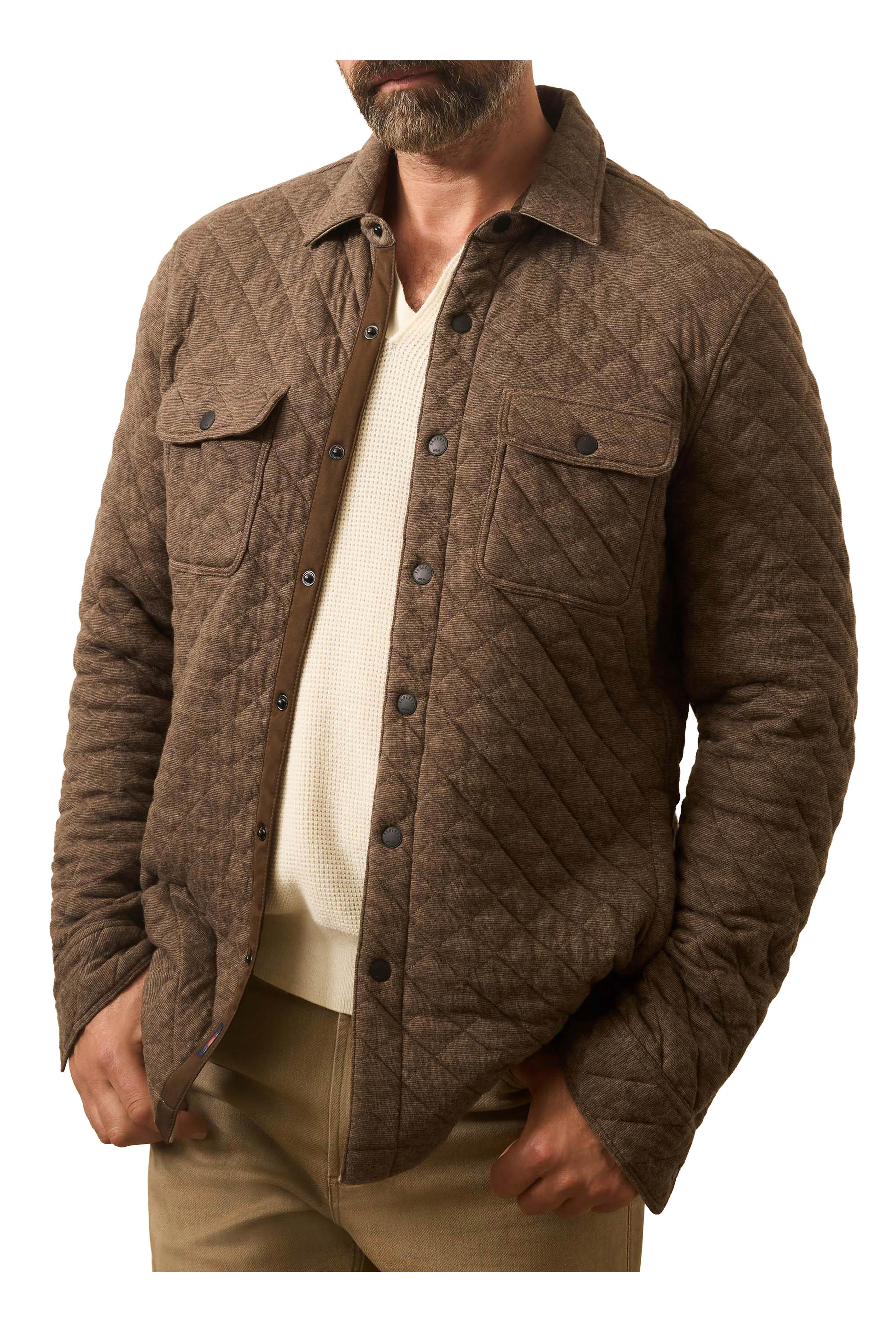 Faherty Brand - Epic CPO Mountain Branch Heather Quilted Jacket