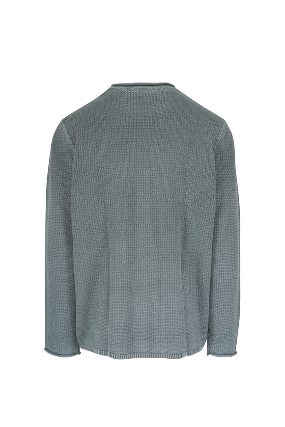Faherty Brand Sunwashed Dockside Mountain Olive Sweater - view 2