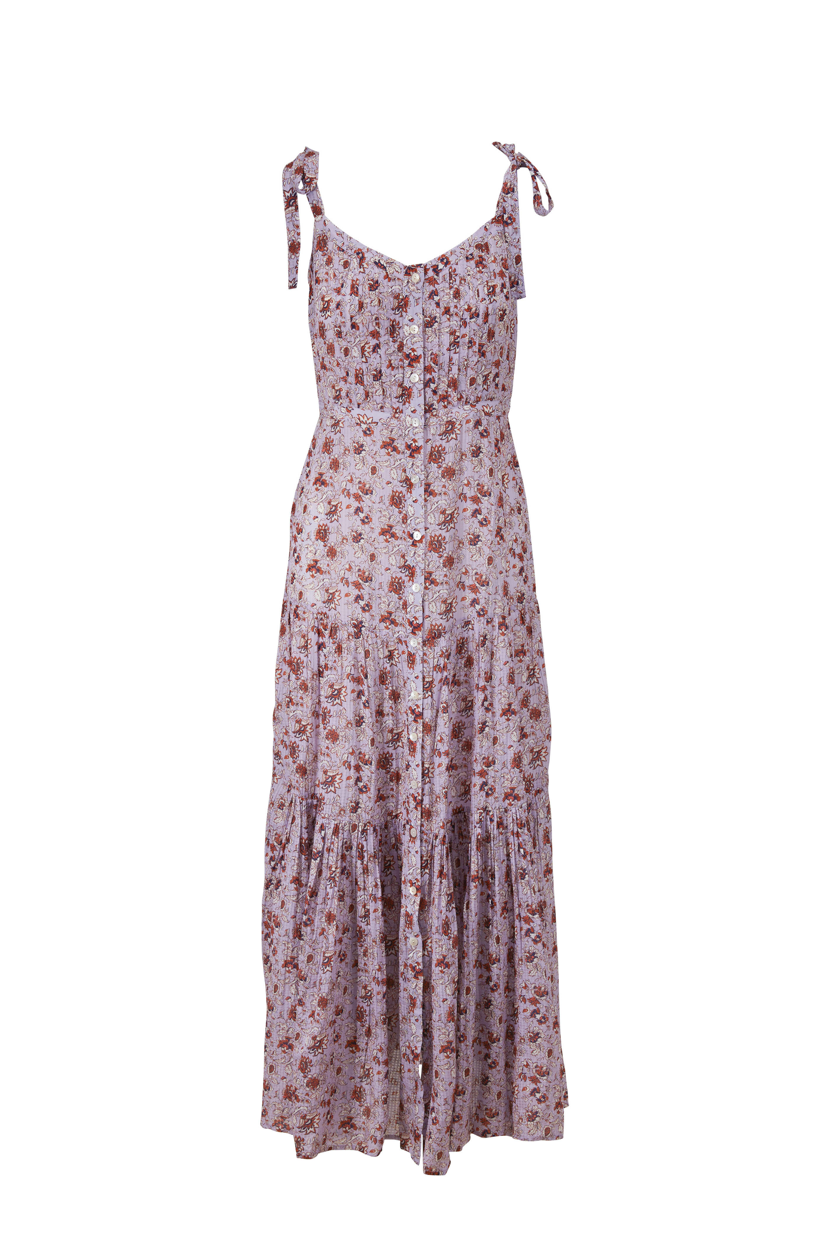 Veronica Beard - Windansea Lavender Multi Printed Cover-Up Dress