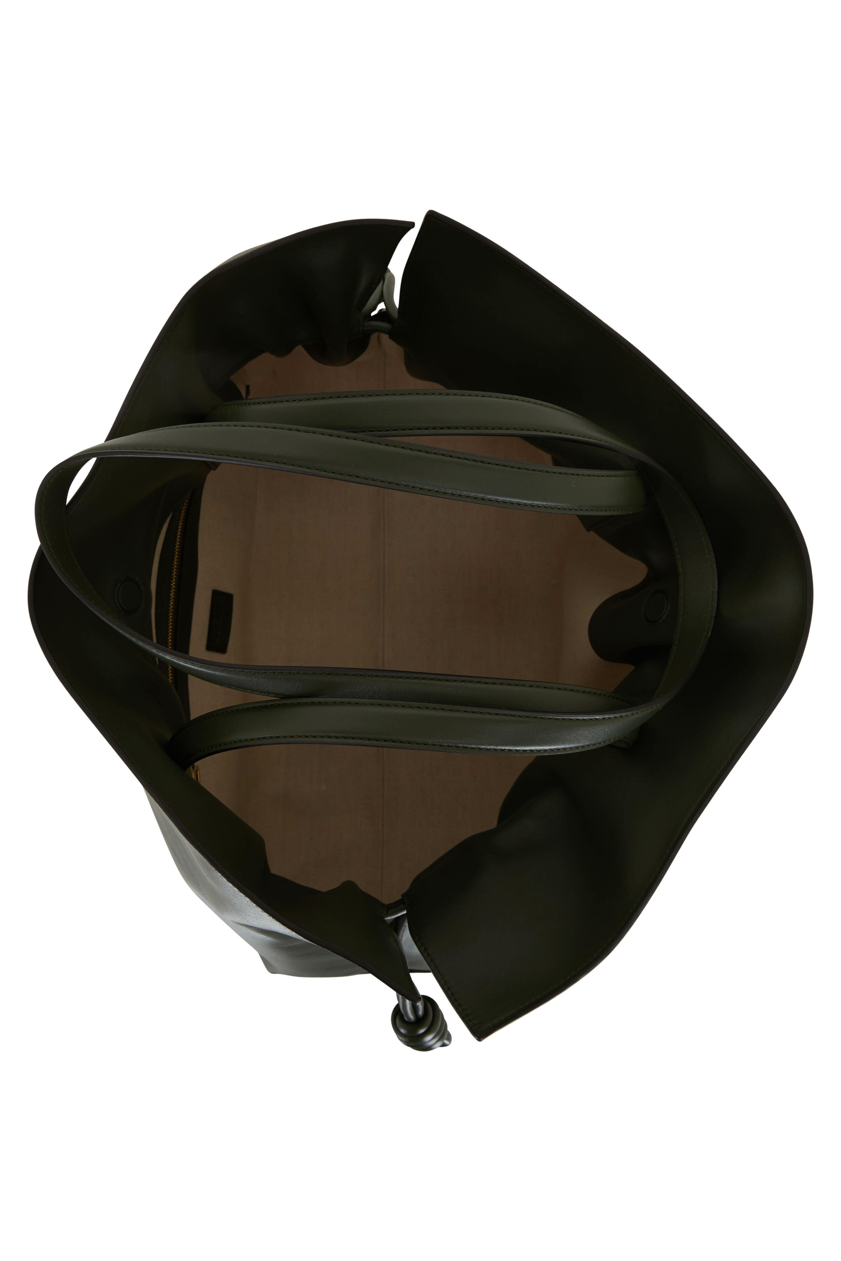 Loewe - Flamenco Vintage Khaki Leather XL Tote