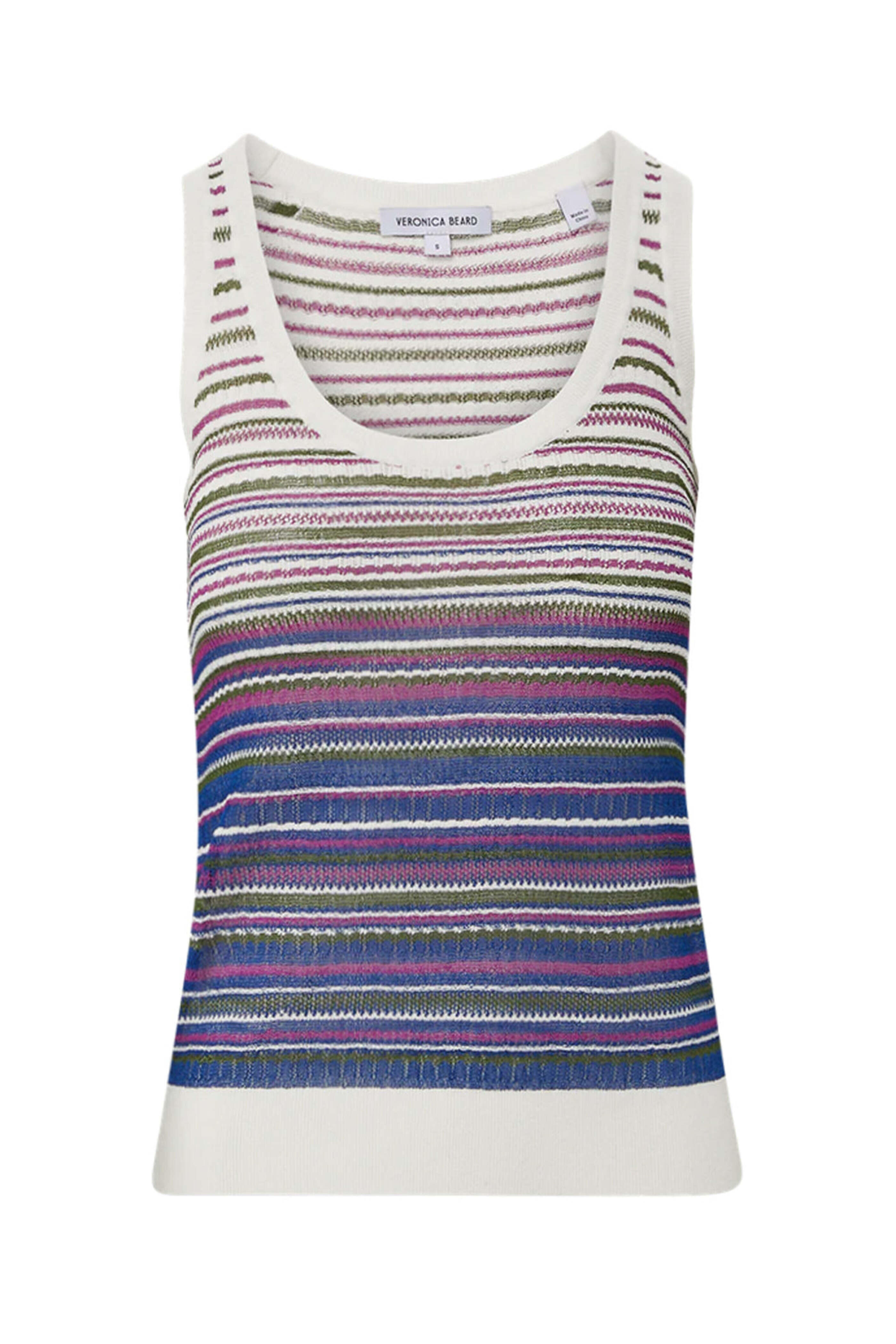 Veronica Beard - Multicolor Knit Nabella Tank