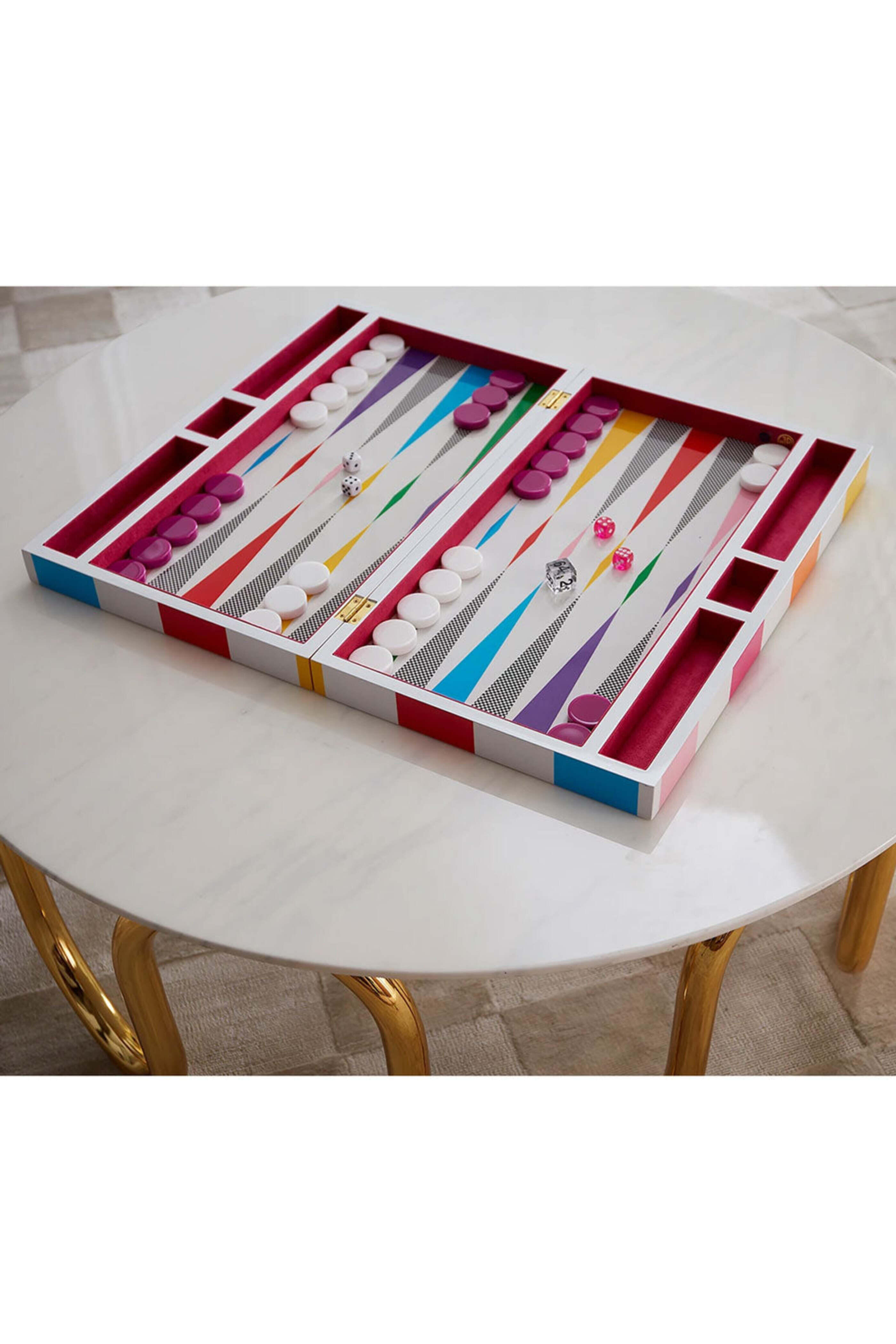 Jonathan Adler - Checkerboard Backgammon Set