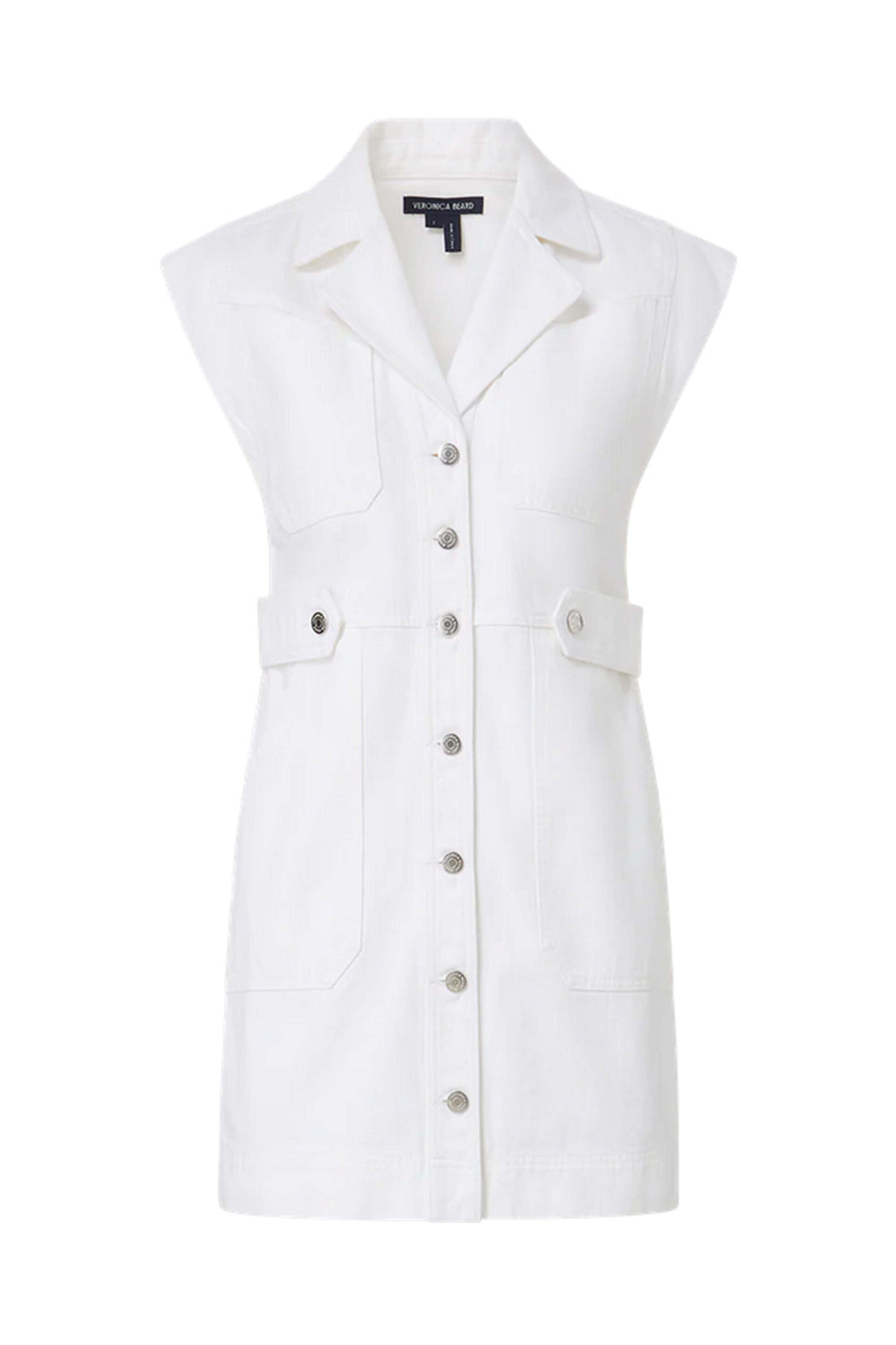 Veronica Beard - White Jax Shirt Dress