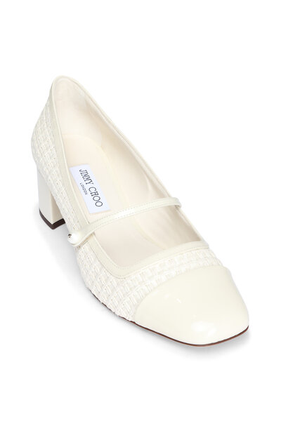 Jimmy Choo - Ellison Block Heel in Cuoio | Mitchell Stores