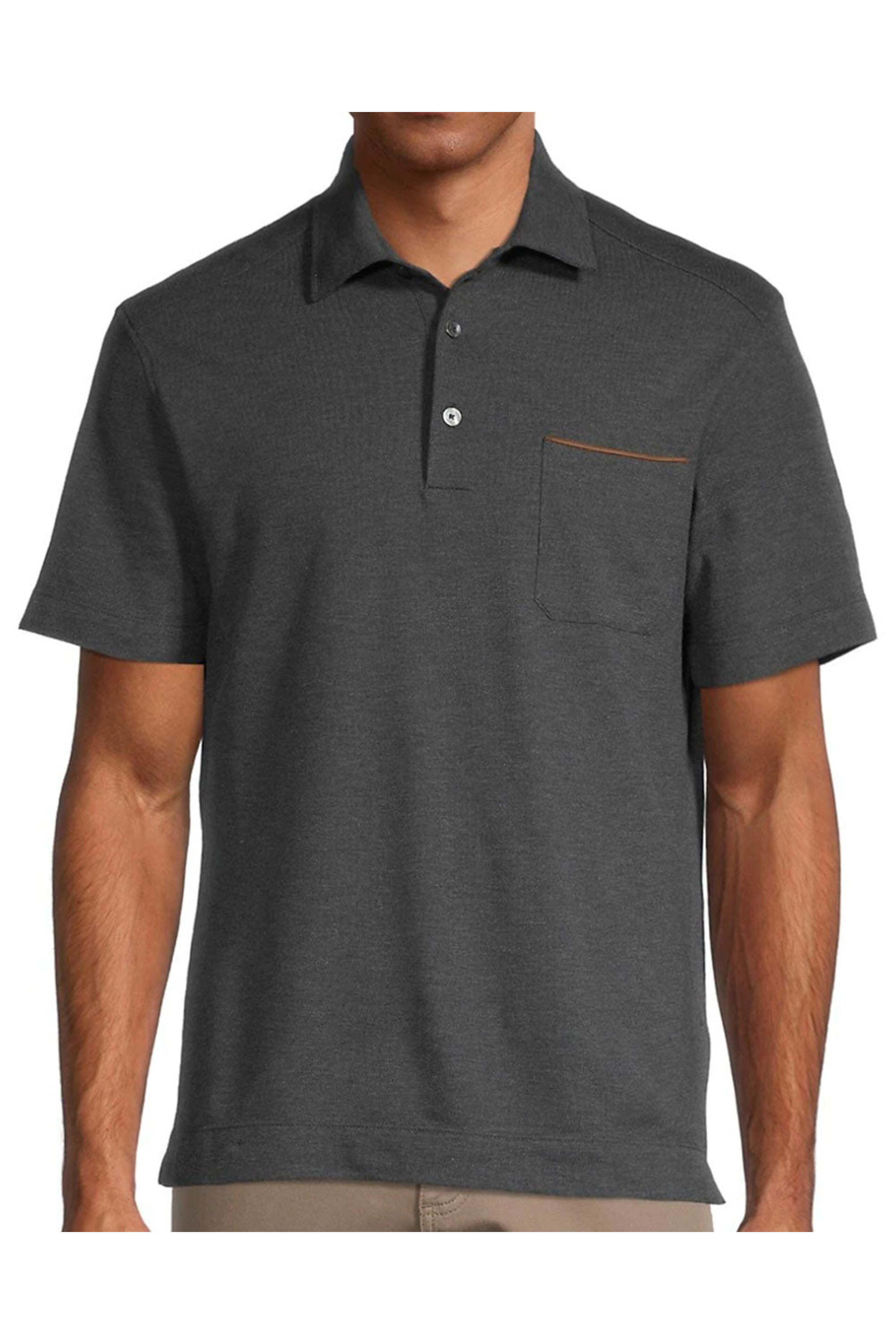 Tシャツ・カットソー ZEGNA FW25 Pique polo shirt (UG392A2G752B09 001) ZEGNA Slim-Fit Cotton-Piqué Polo Shirt for Men | MR PORTER