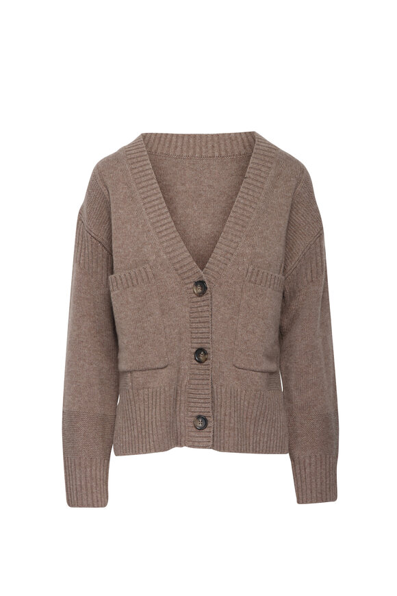 Jumper 1234 Guernsey Light Brown Cardigan