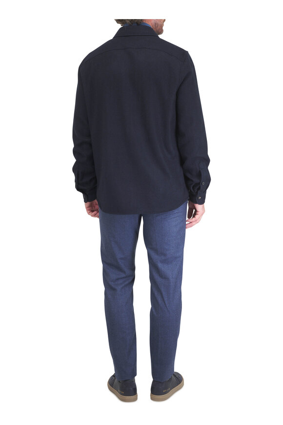 Marco Pescarolo Blue Evo Cashmere Plaid Pant - view 4