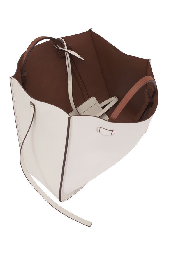 Moreau Paris Small Vincennes Saddle Brown Reversible Tote - view 11
