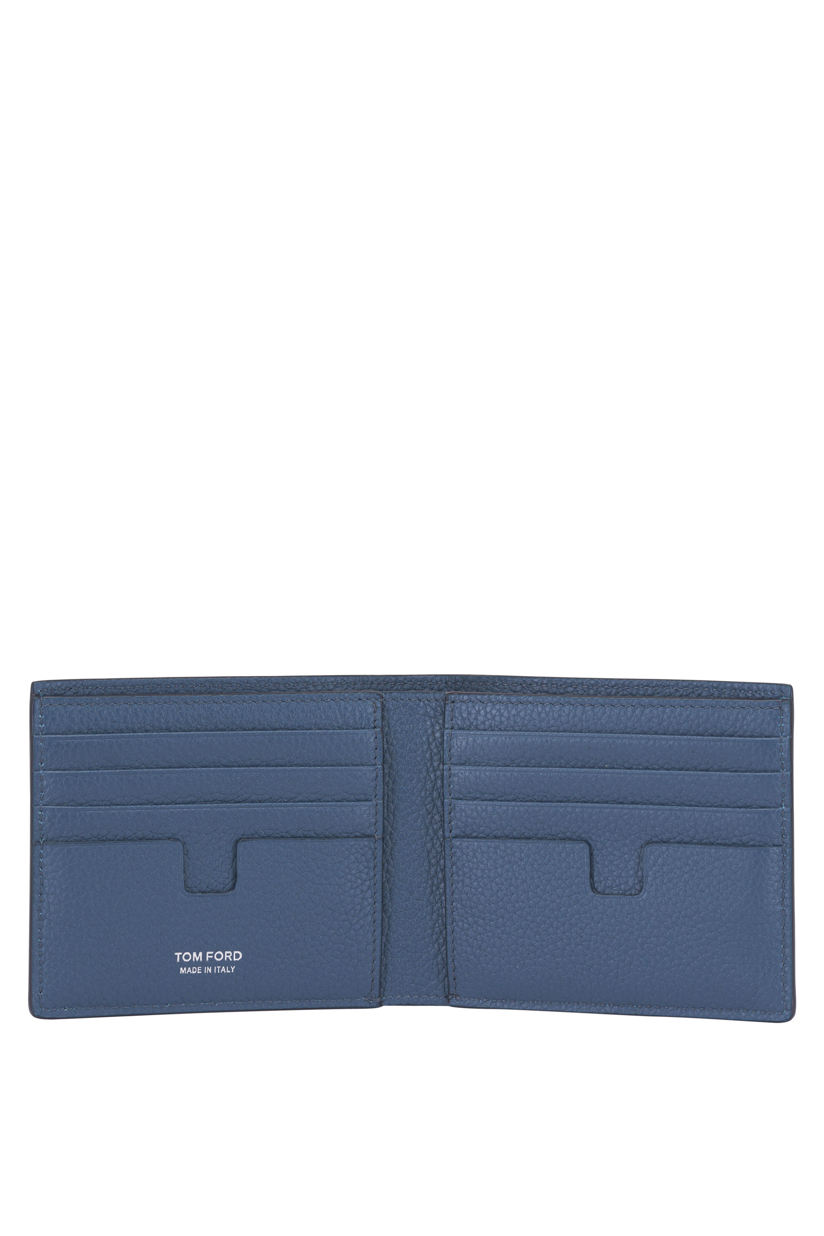 Tom Ford - Indigo Leather Bi-Fold Wallet | Mitchell Stores