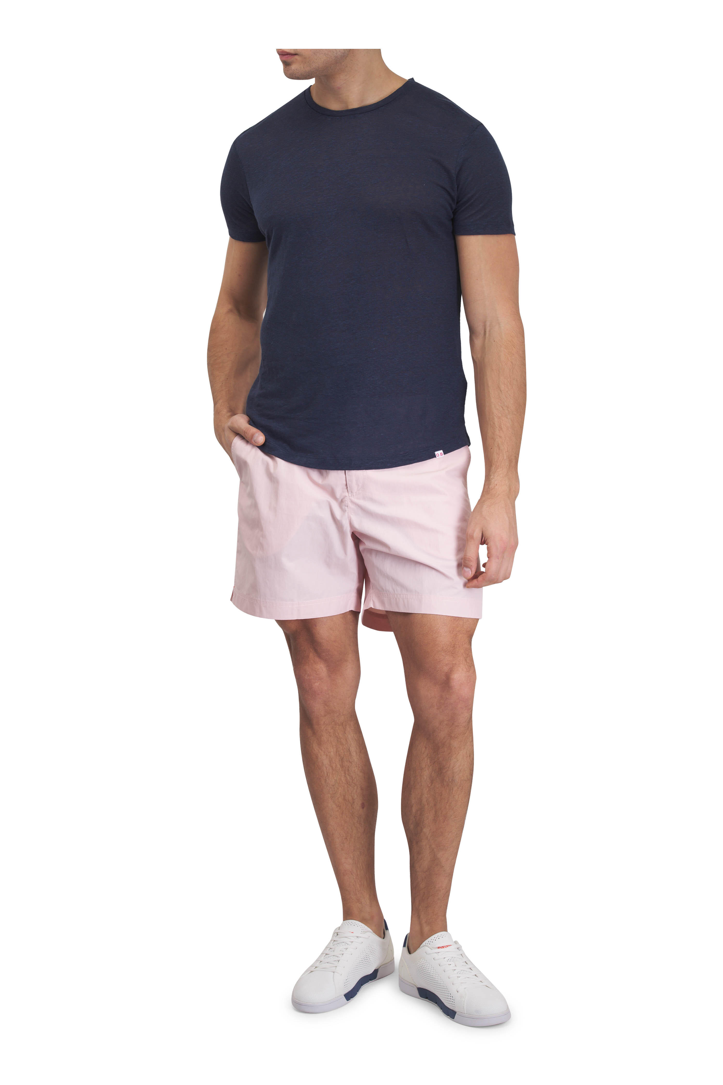 Swims - Breeze White & Ensign Blue Tennis Knit Sneaker