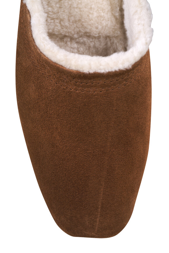 Veronica Beard Narcisa Chestnut Suede Mule - view 5