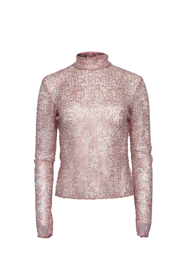 Marques ' Almeida - Pink Front Frill Top | Mitchell Stores
