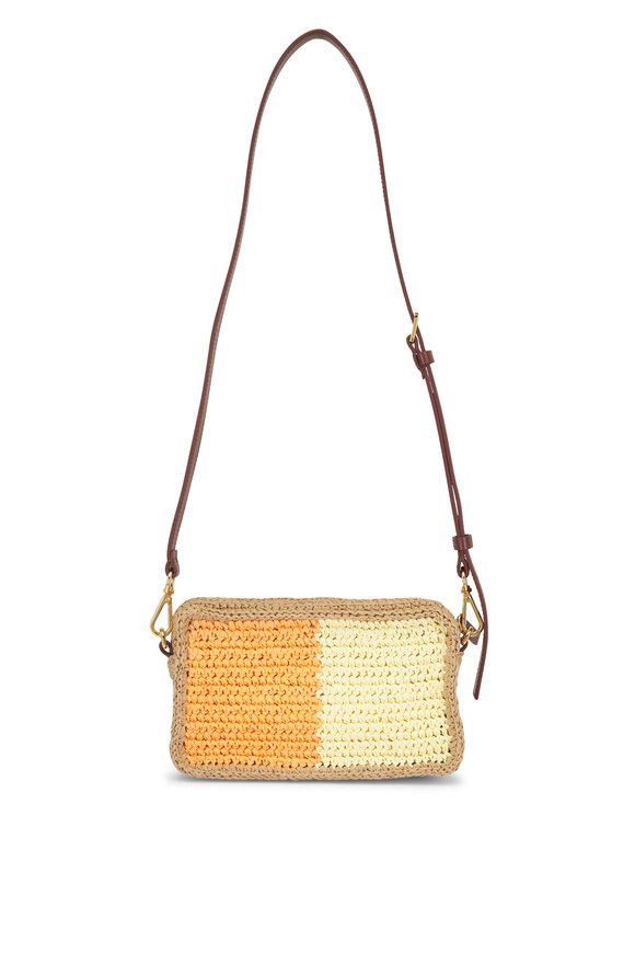 Marni Seaside Yellow & Orange Logo Camera Bag - view 2