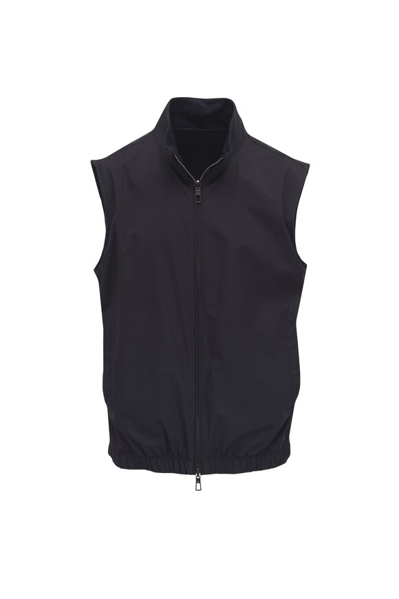Ralph Lauren Purple Label - Whitewell Navy Wool, Linen