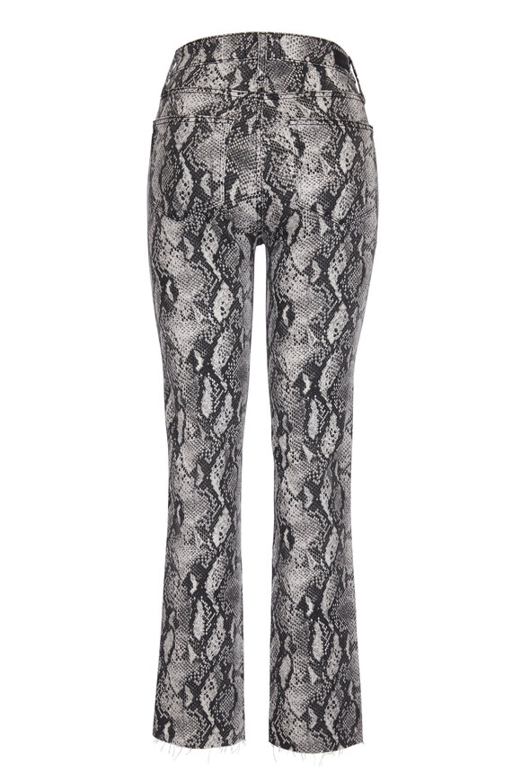 Paige - Hoxton Roccia Snake Print Slim Pant