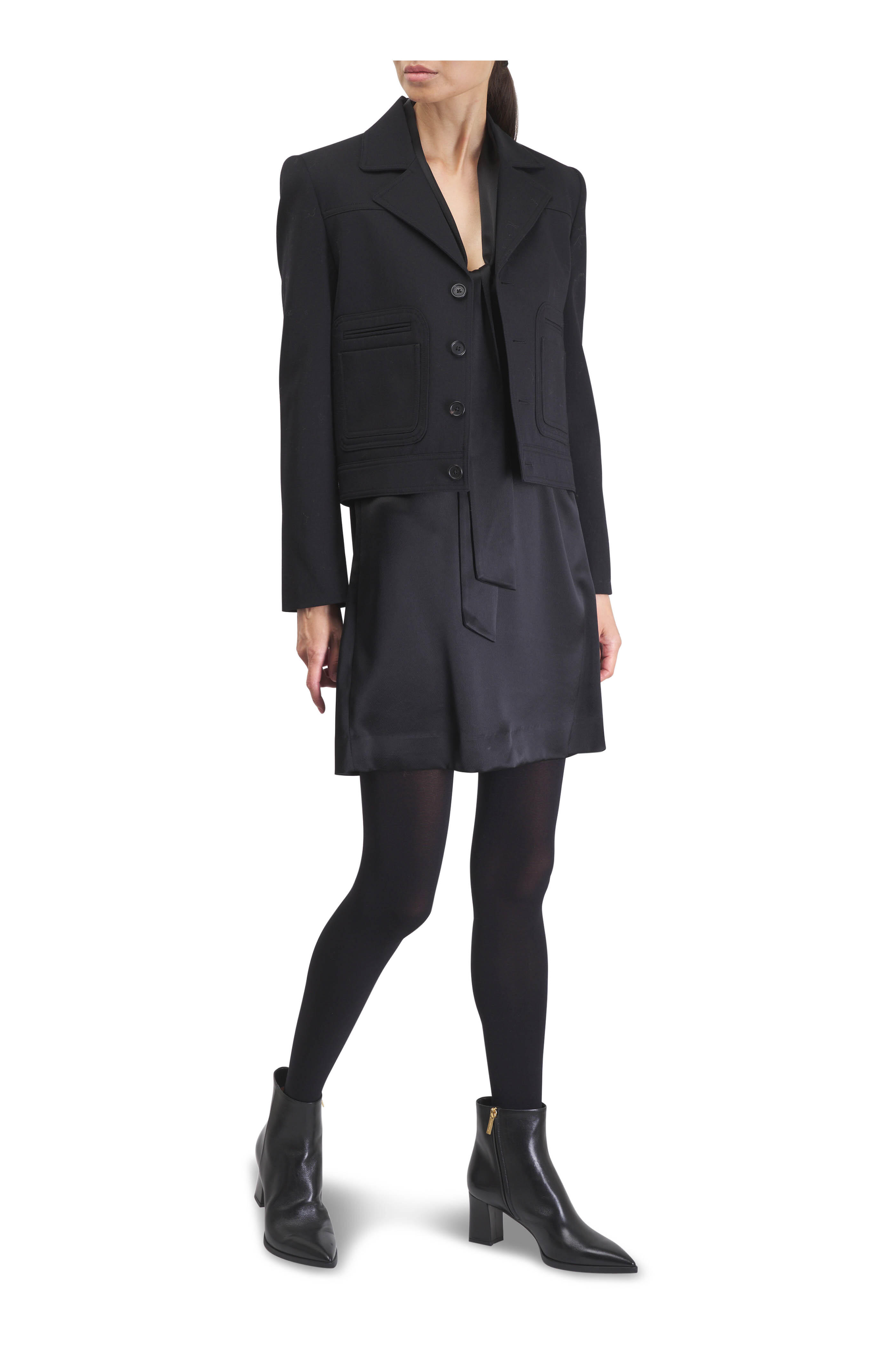 Nili Lotan - Georgy Black Wool Jacket
