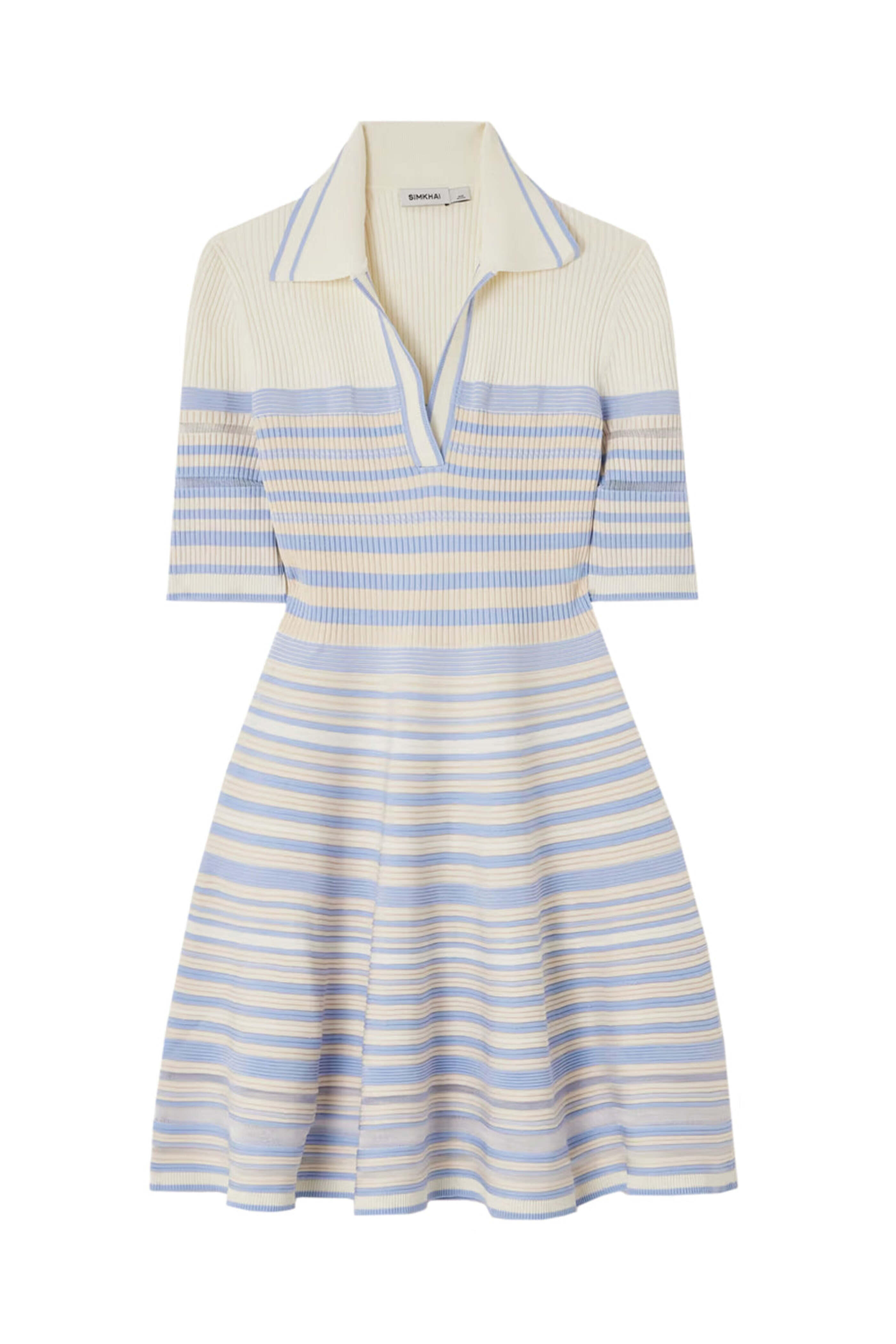 Simkhai - French Blue Stripe Dessie Mini Dress