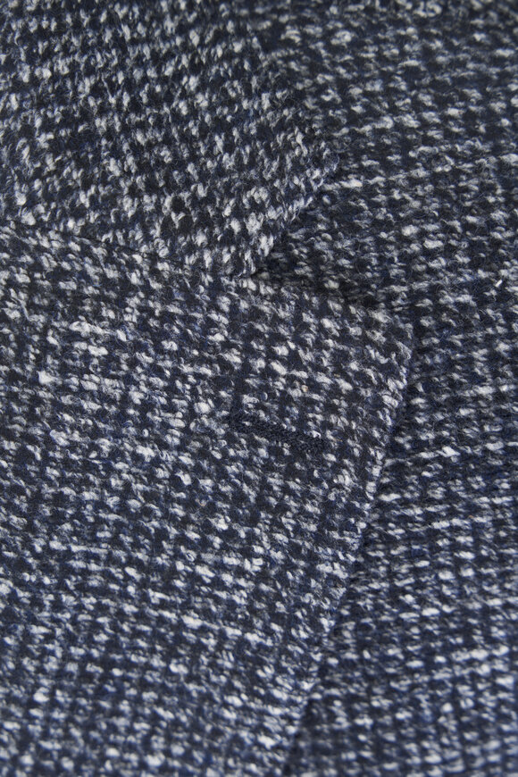 Paul & Shark Blue Single-Breasted Jersey Sportcoat - view 3
