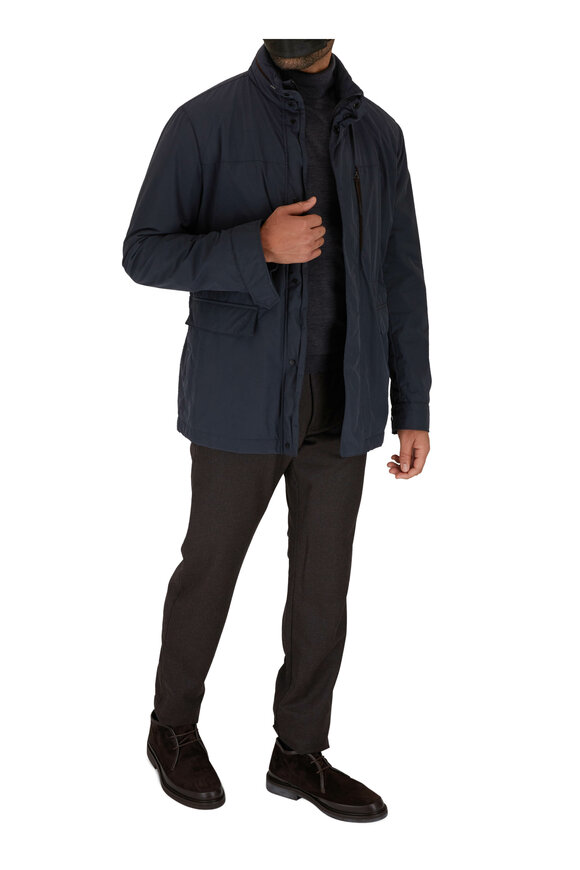 Zegna - Stratos Navy Blue Field Jacket