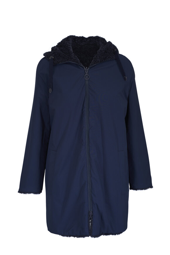 Akris Punto - Mix Media Navy Blue Jacket