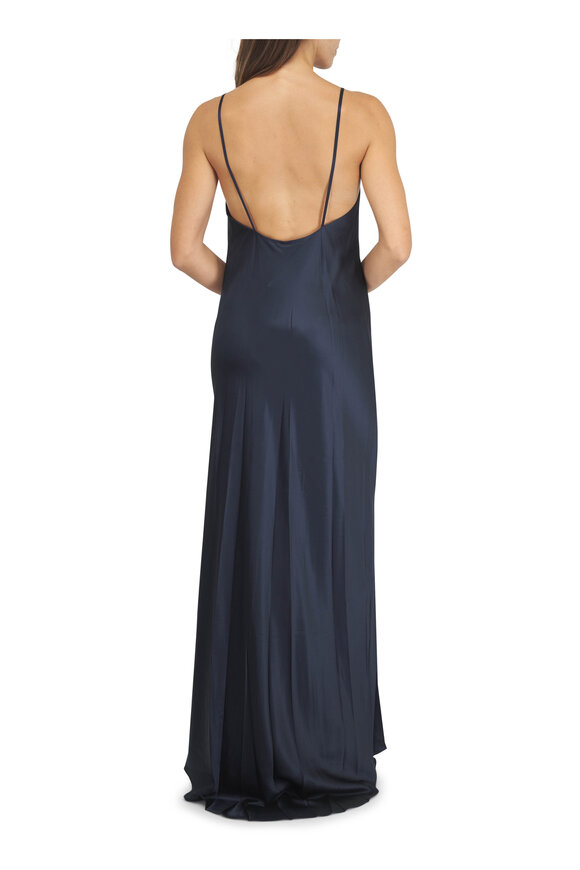 TWP Scoop Back Blueberry Slip Dress - view 3