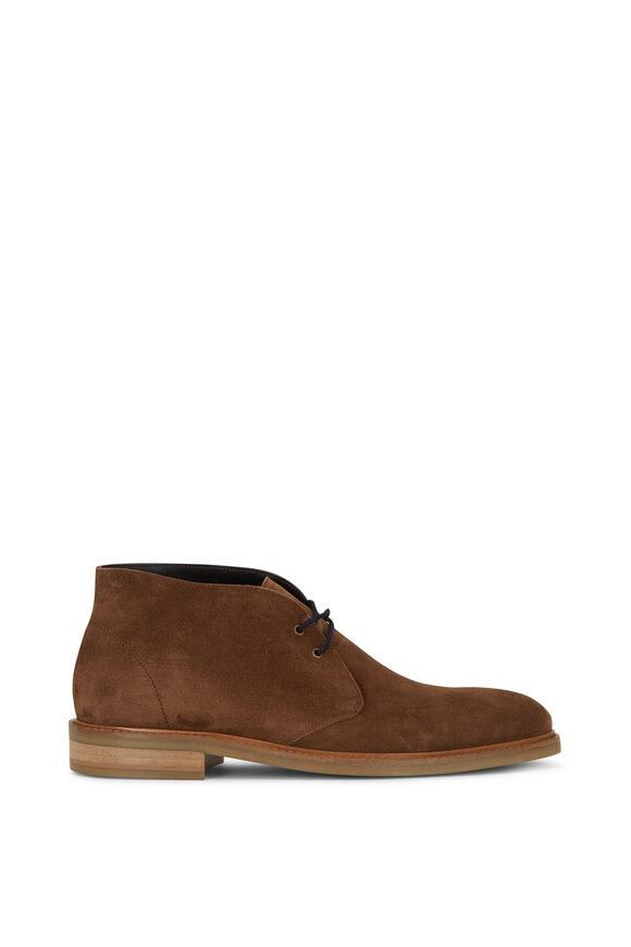 To Boot New York - Zach Medium Brown Suede Lace Up Chukka Boot