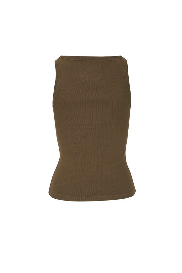 Nili Lotan - Jennifer Olive Green Rib Tank