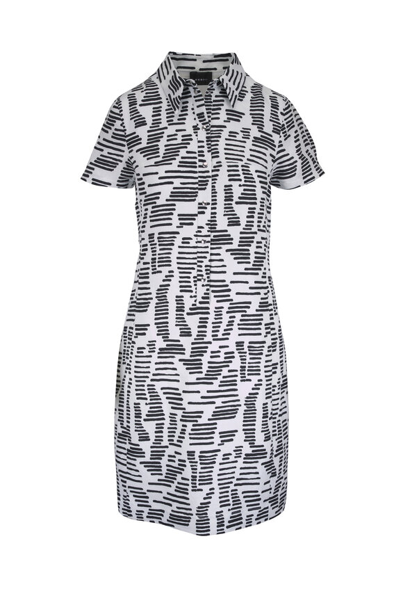 Akris Dance Movements Black & White Shirtdress - view 1