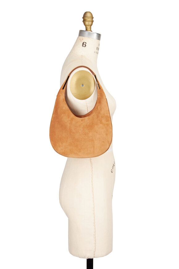 Savette Small Florence Saddle Suede Hobo Bag - view 5