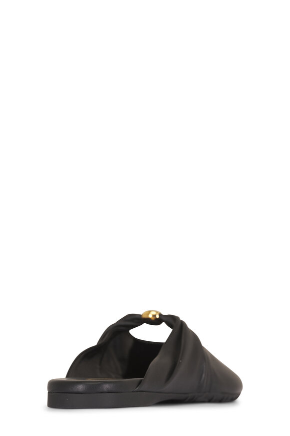 Loewe Pebble Soft Black Leather Mule - view 4