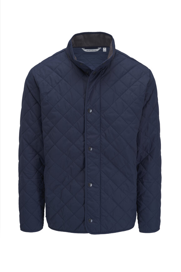 Peter Millar - Suffolk Navy Quilted Coat