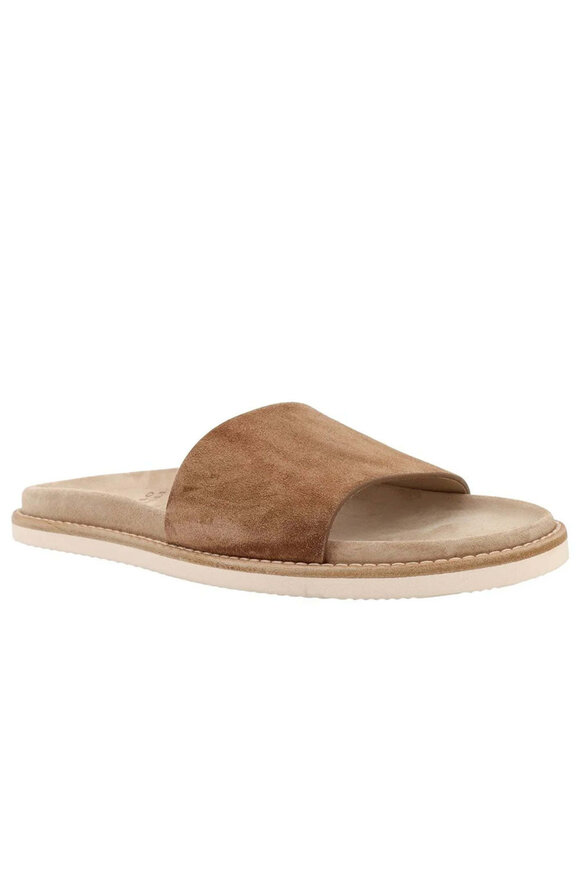 サンダル BRUNELLO CUCINELLI Urban Slides in washed suede Brunello Cucinelli Urban Slides In Washed Suede Brunello