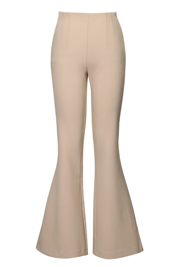 Theo The Label Thetis Eclipse Taupe Bootcut Pant - view 1