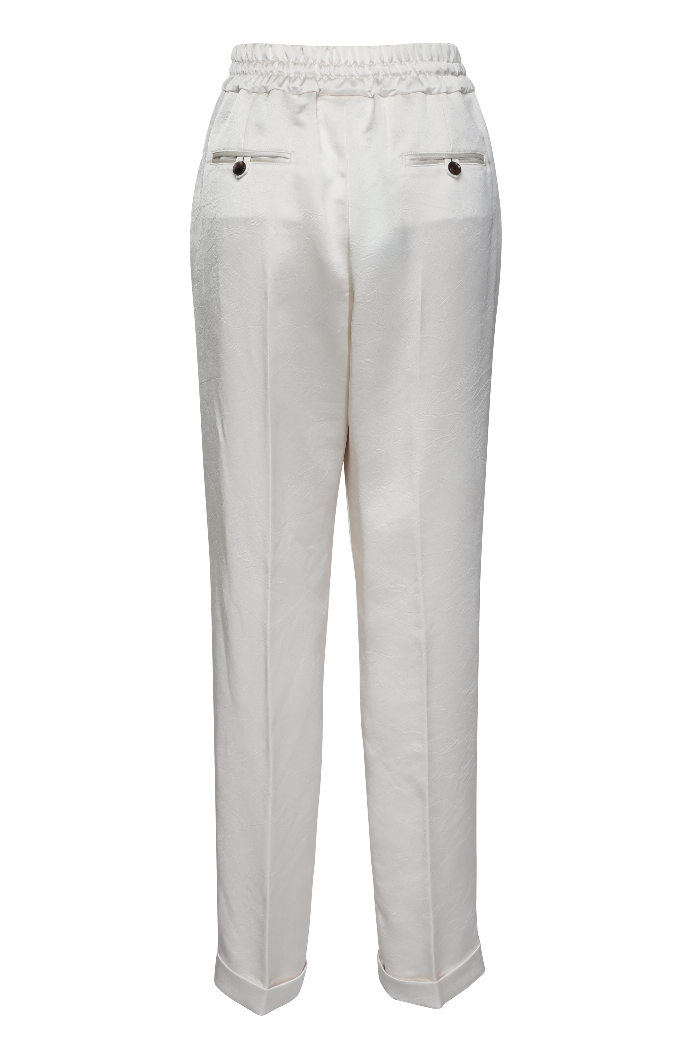 Kiton - Cream Drawstring Pant