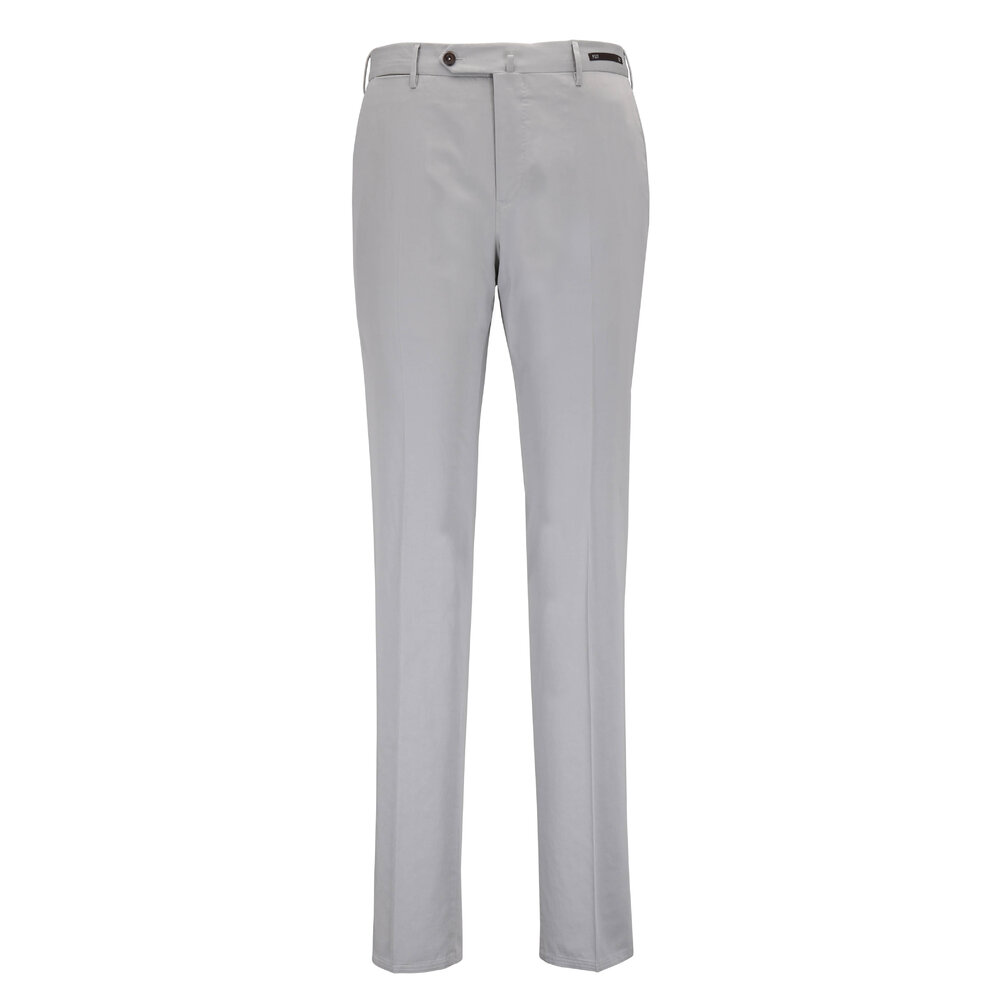 PT Torino - Stone Stretch Cotton & Silk Slim Fit Pant