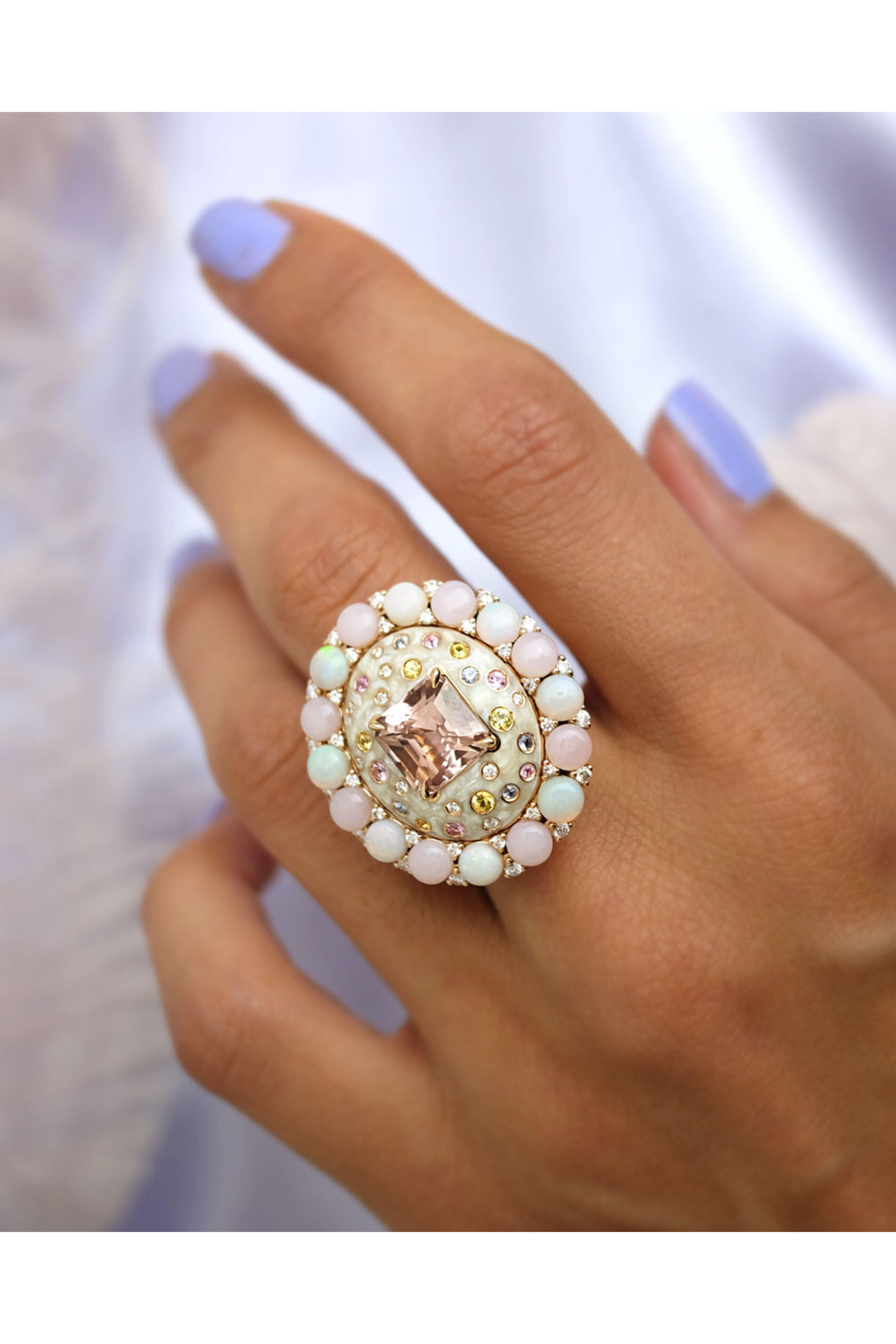 Sarah Ho London - Rose Gold Opera Ring