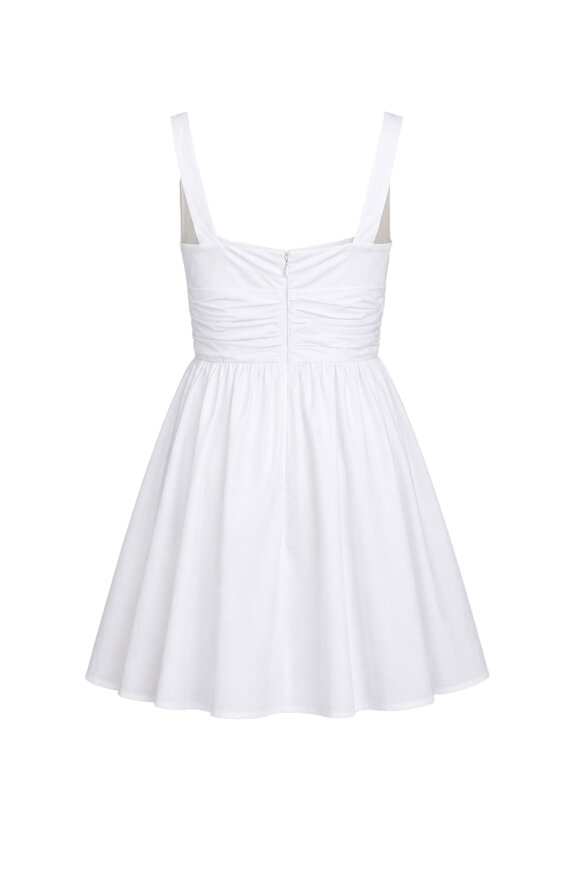 Staud Loria White Mini Dress - view 2
