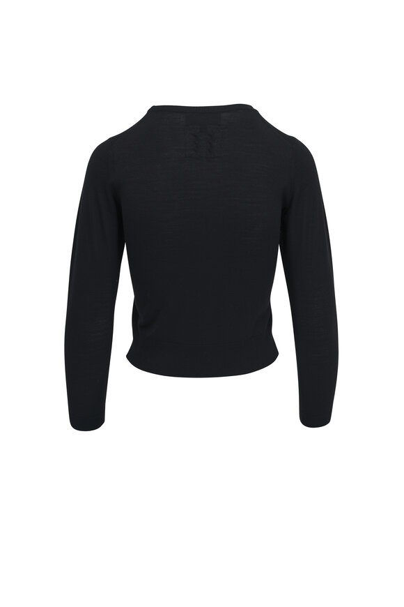 Nili Lotan - Oriana Black Wool Sweater 