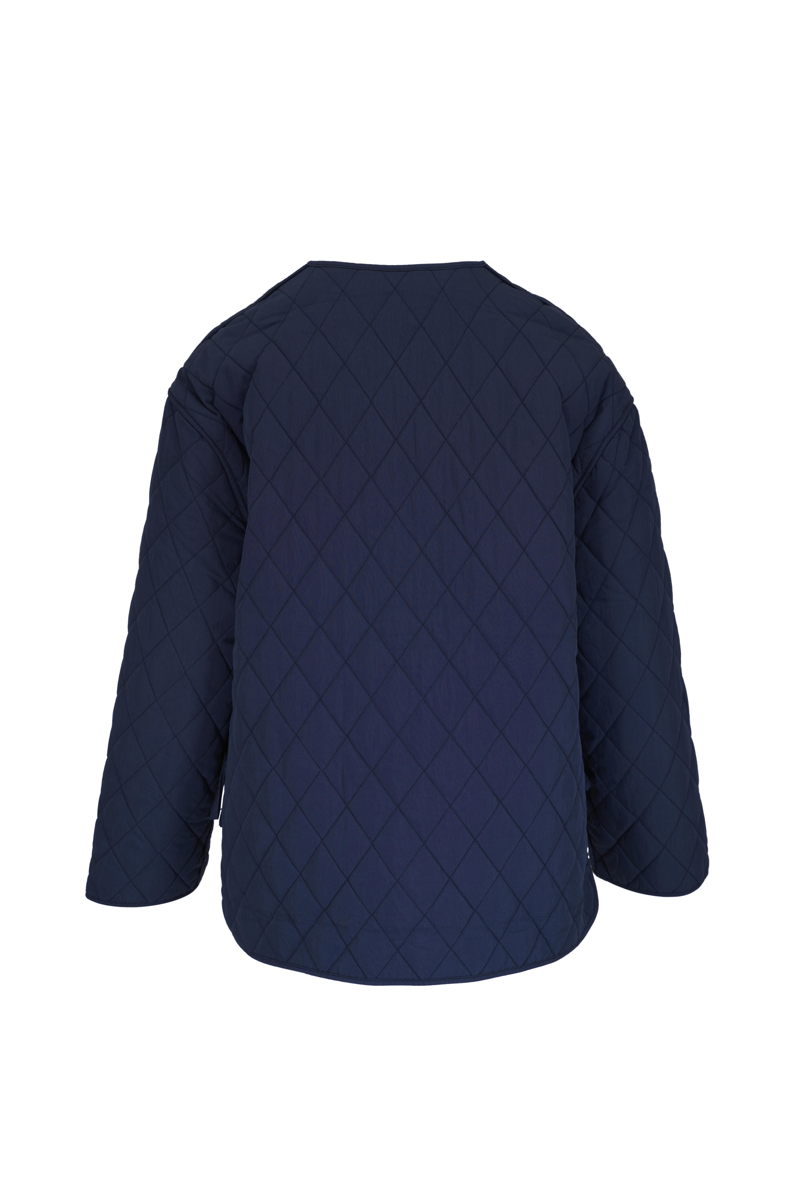 AG - Sally Navy Blue Oversized Reversible Jacket