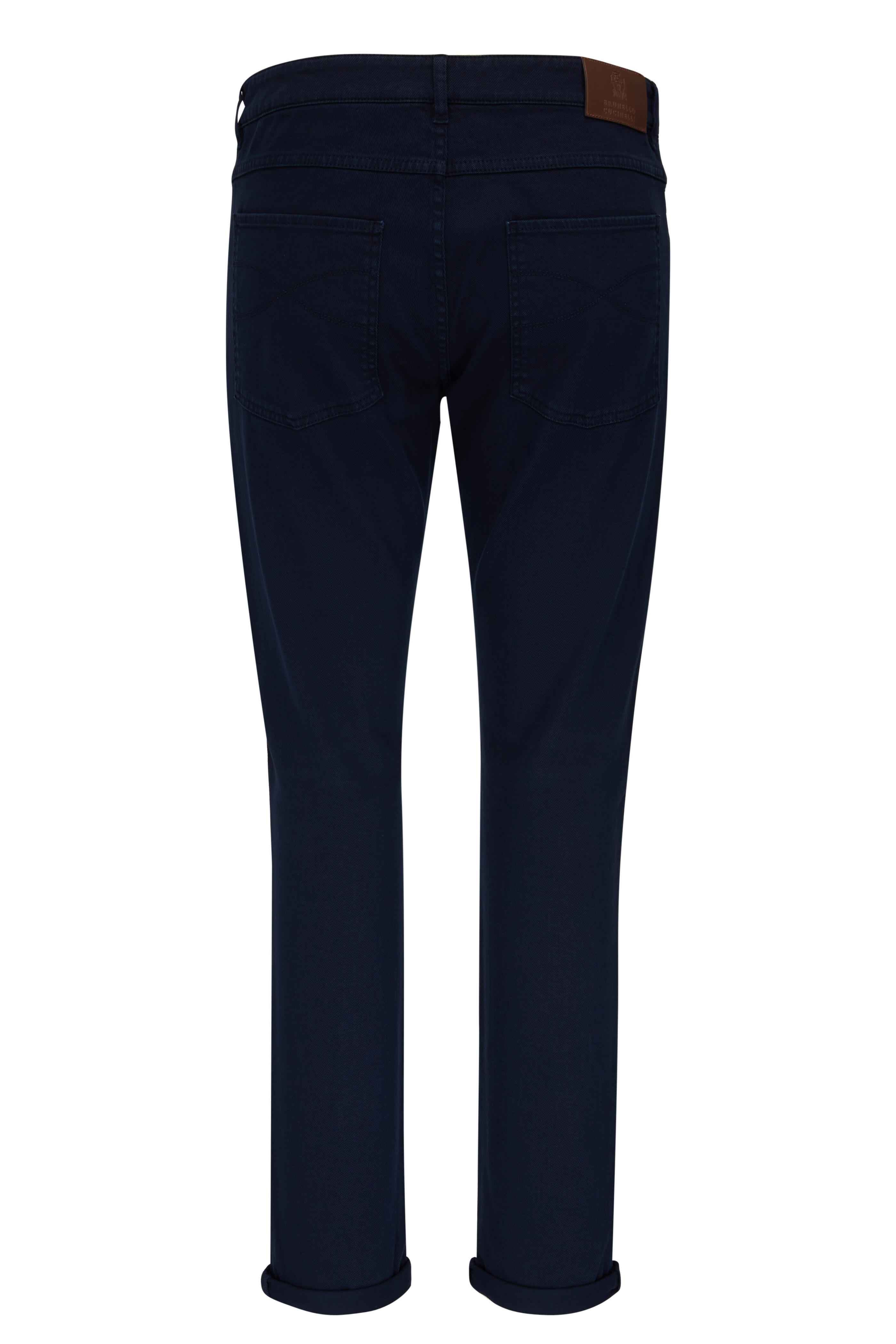 Brunello Cucinelli - Navy Five Pocket Skinny Fit Jean