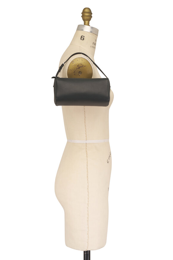 The Row 90's Dark Pine Leather Shoulder Bag - view 5
