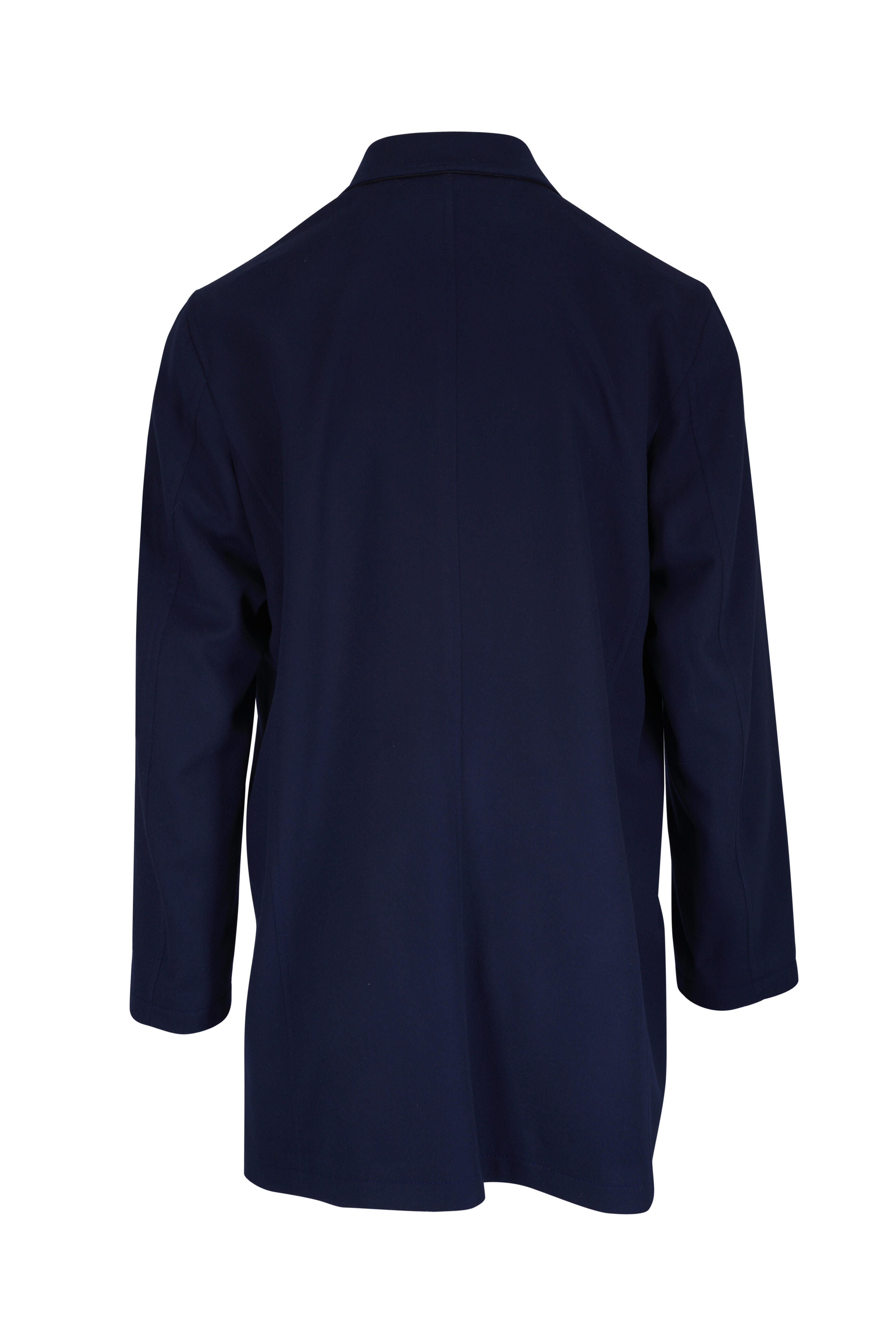Kiton - Navy Cashmere Car Coat