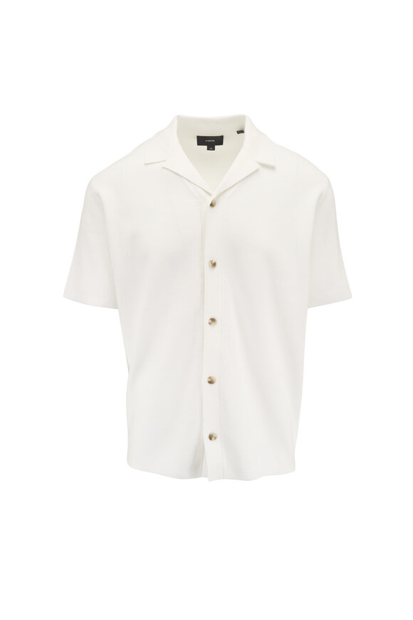 Vince Classic Cream Cabana Shirt