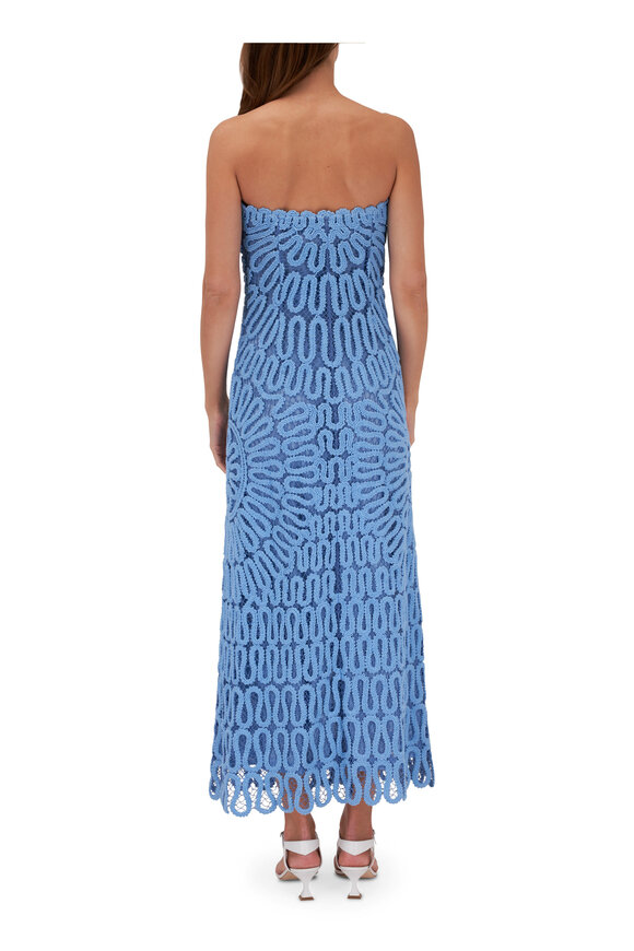 Jonathan Simkhai - Elise Pacific Mechanical Crochet Midi Dress