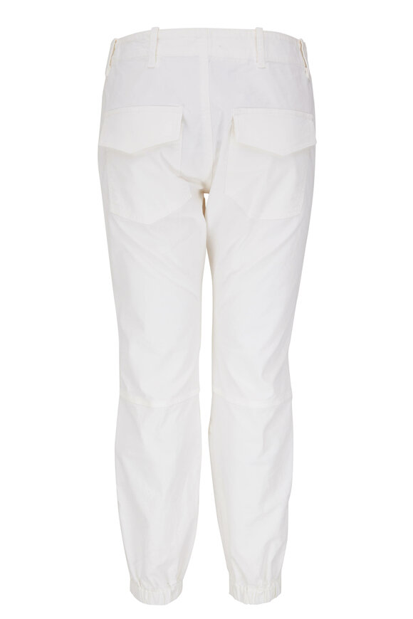 Nili Lotan - White Cropped Military Pant