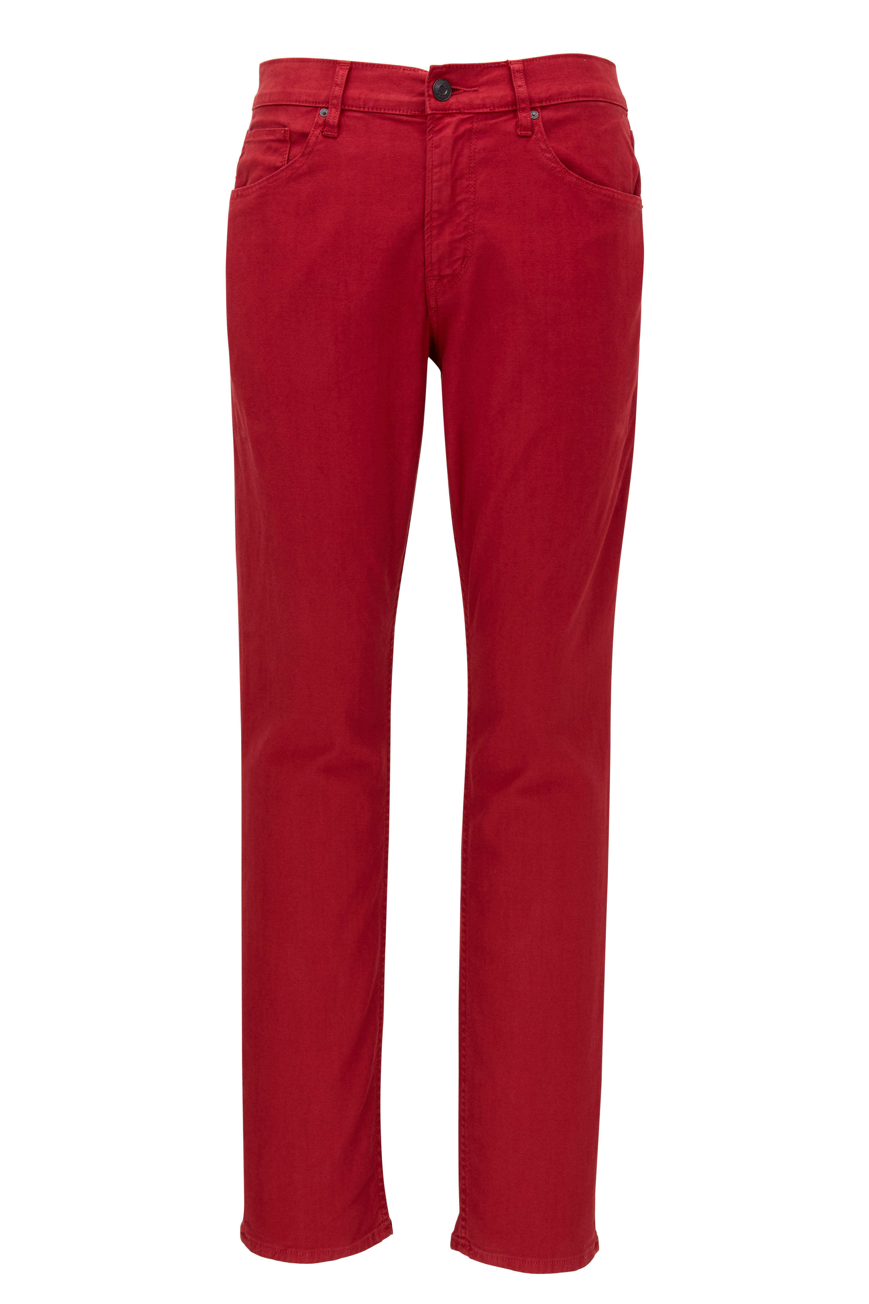 Hudson - Blake Maroon Slim Straight Jean - view 1